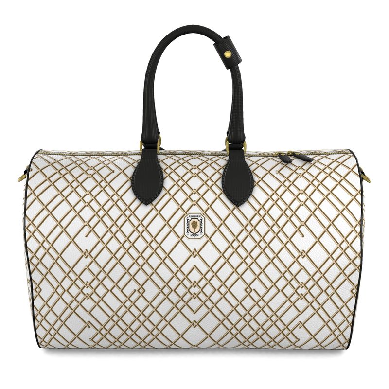 Bedford Leather Duffle Bag (large/white)