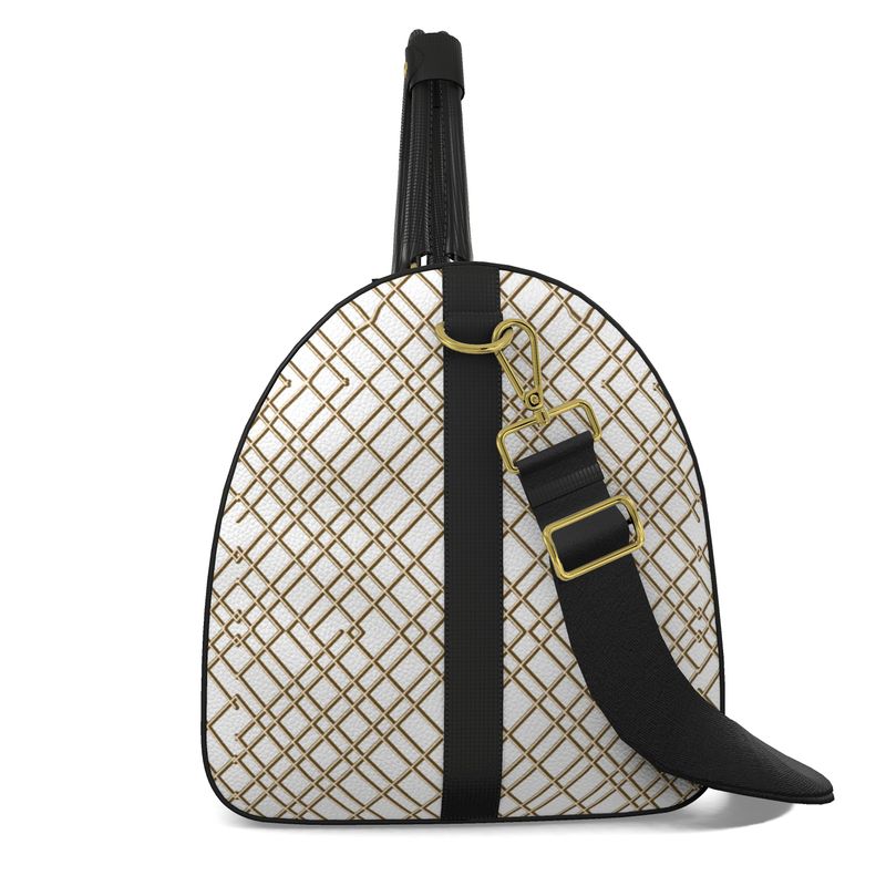 Bedford Leather Duffle Bag (large/white)