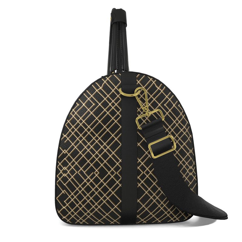 Bedford Leather Duffle Bag (large/black)