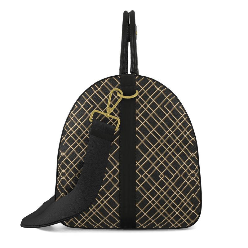 Bedford Leather Duffle Bag (large/black)