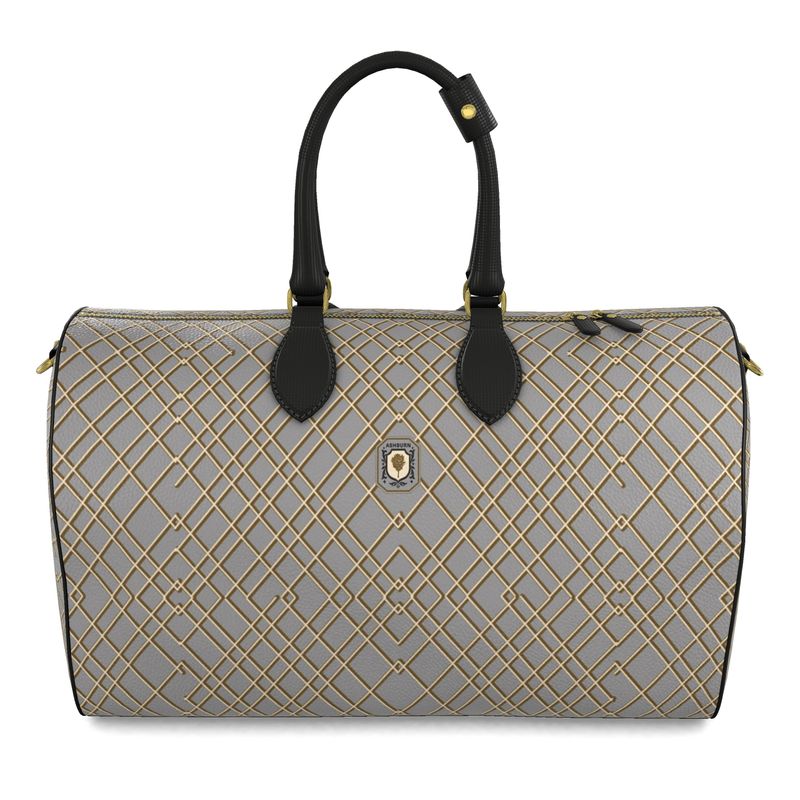 Bedford Leather Duffle Bag (large/gray)