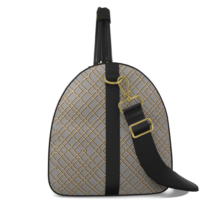 Bedford Leather Duffle Bag (large/gray)