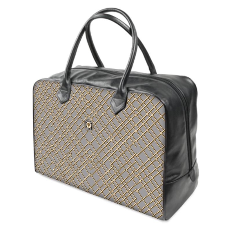 Benedict Holdall Gym/Overnight Leather Bag (gray)