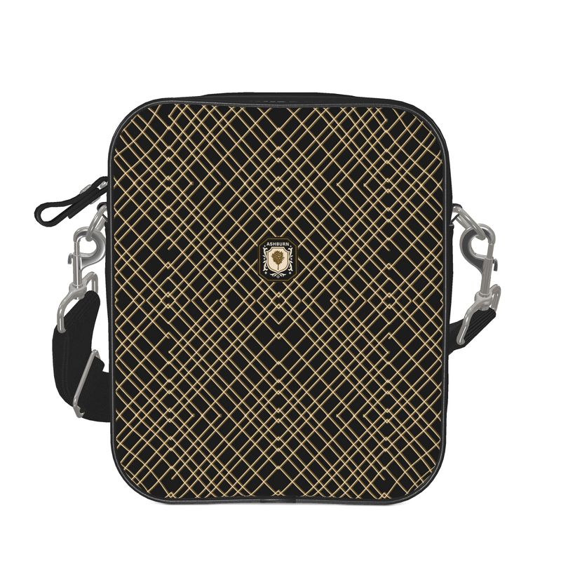 Angelo Messenger Leather Bag (black)