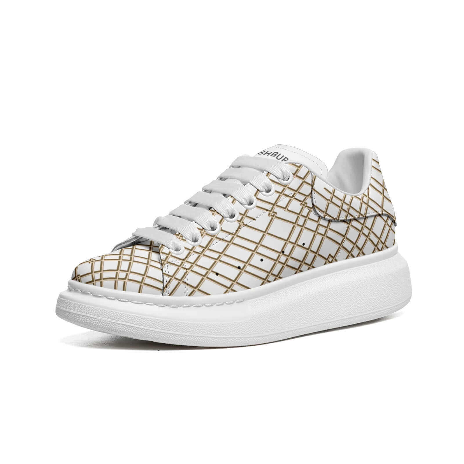 All Gender Heritage Leather Oversized Sneaker (white) – House of 