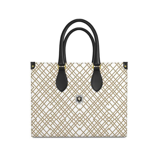 Heritage Collection The Rodeo Drive  Leather Tote Handbag (white)