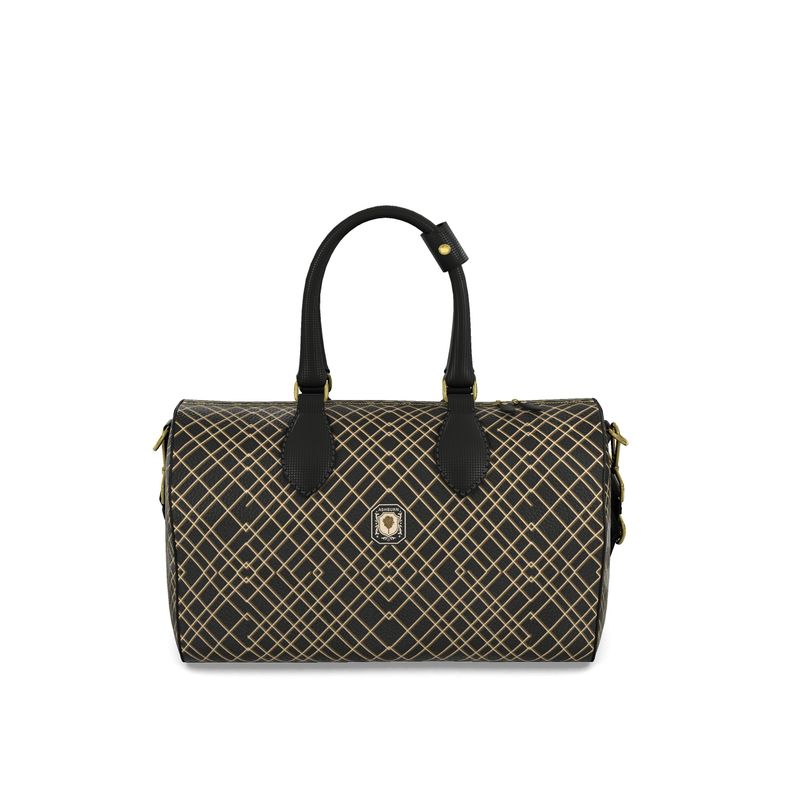 Heritage Collection Leather Duffle Handbag (small/black)