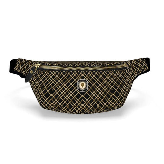 Heritage Collection Leather Fanny Pack Bag (black)