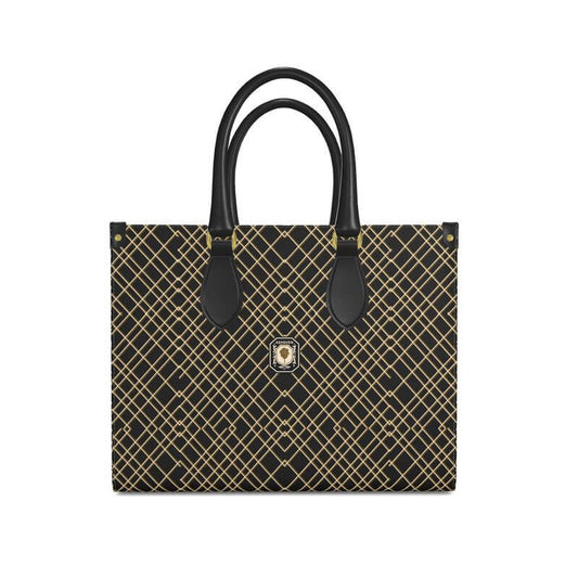 Heritage Collection The Rodeo Drive Leather Tote Handbag (black)
