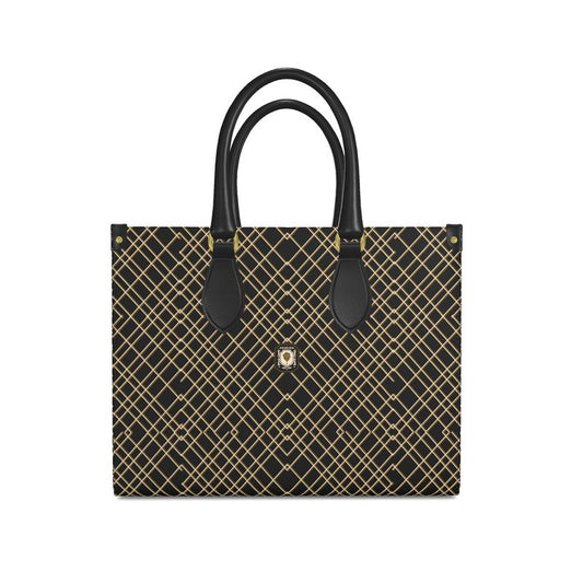 Rodeo Drive Tote Leather Handbag (black)