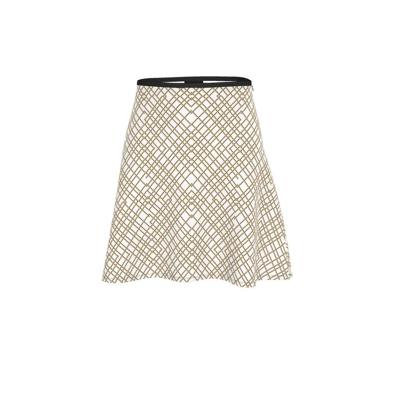 Heritage Flared Skirt (white)