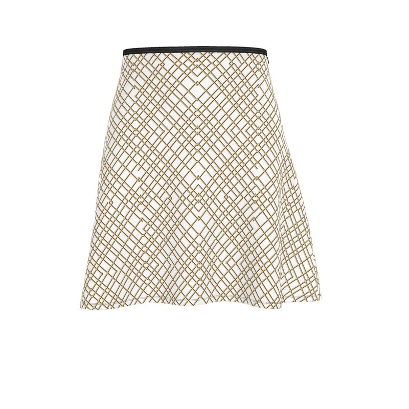 Heritage Flared Skirt (white)