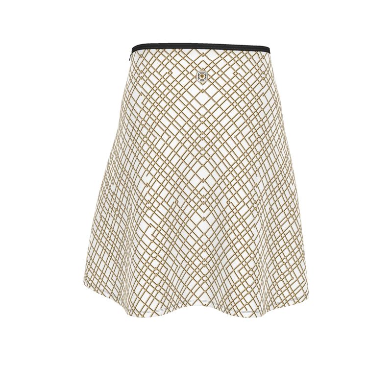 Heritage Flared Skirt (white)