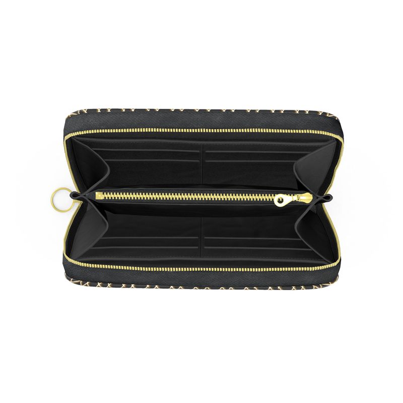 Heritage Collection Leather Zip Wallet (black)