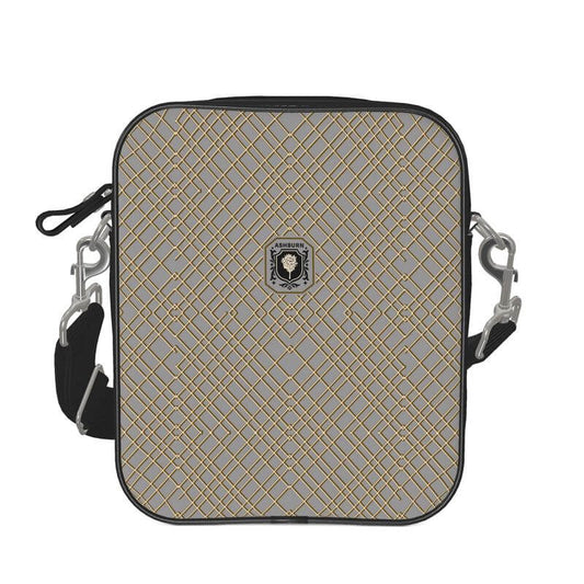 Heritage Collection Leather Messenger Bag (grey)