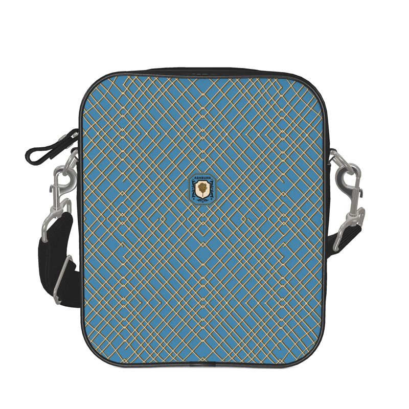 Angelo Messenger Leather Bag (blue)