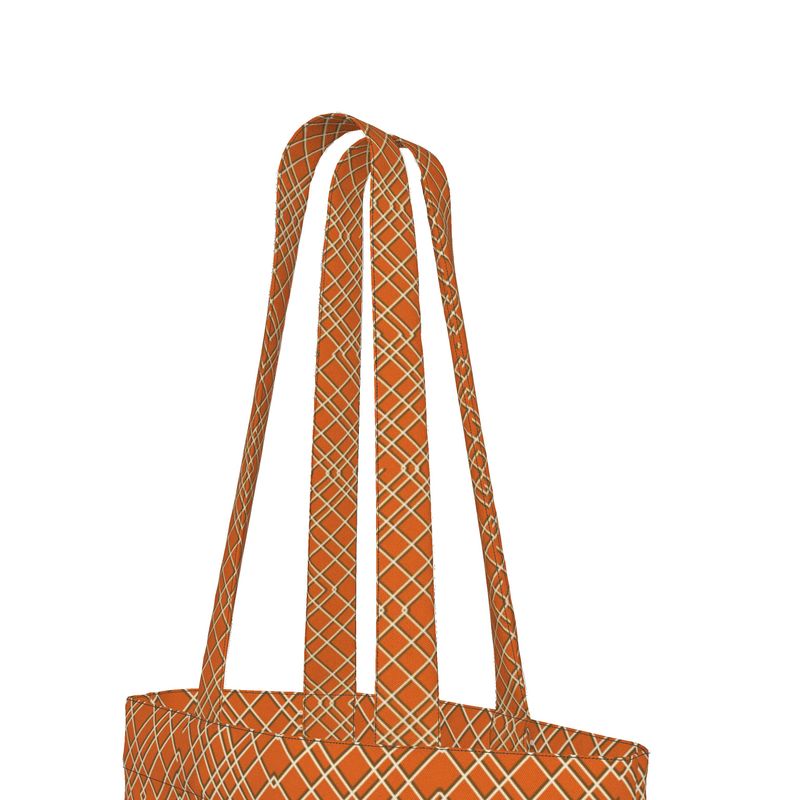 Heritage Canvas Tote Bag - Orange