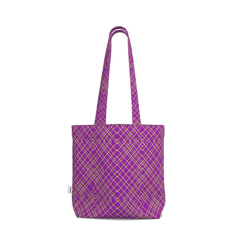 Heritage Canvas Tote Bag - Purple