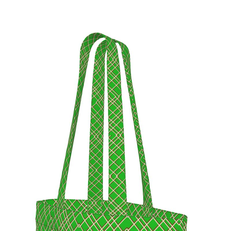 Heritage Canvas Tote Bag - Green