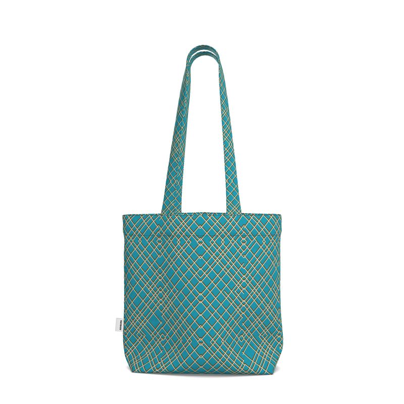 Heritage Canvas Tote Bag - Blue