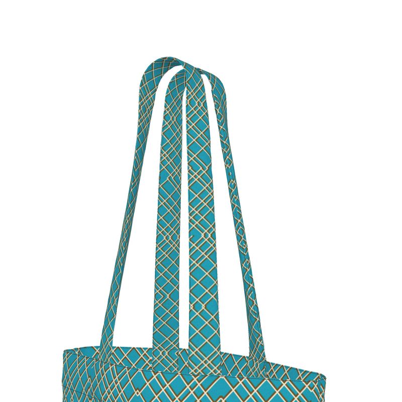Heritage Canvas Tote Bag - Blue