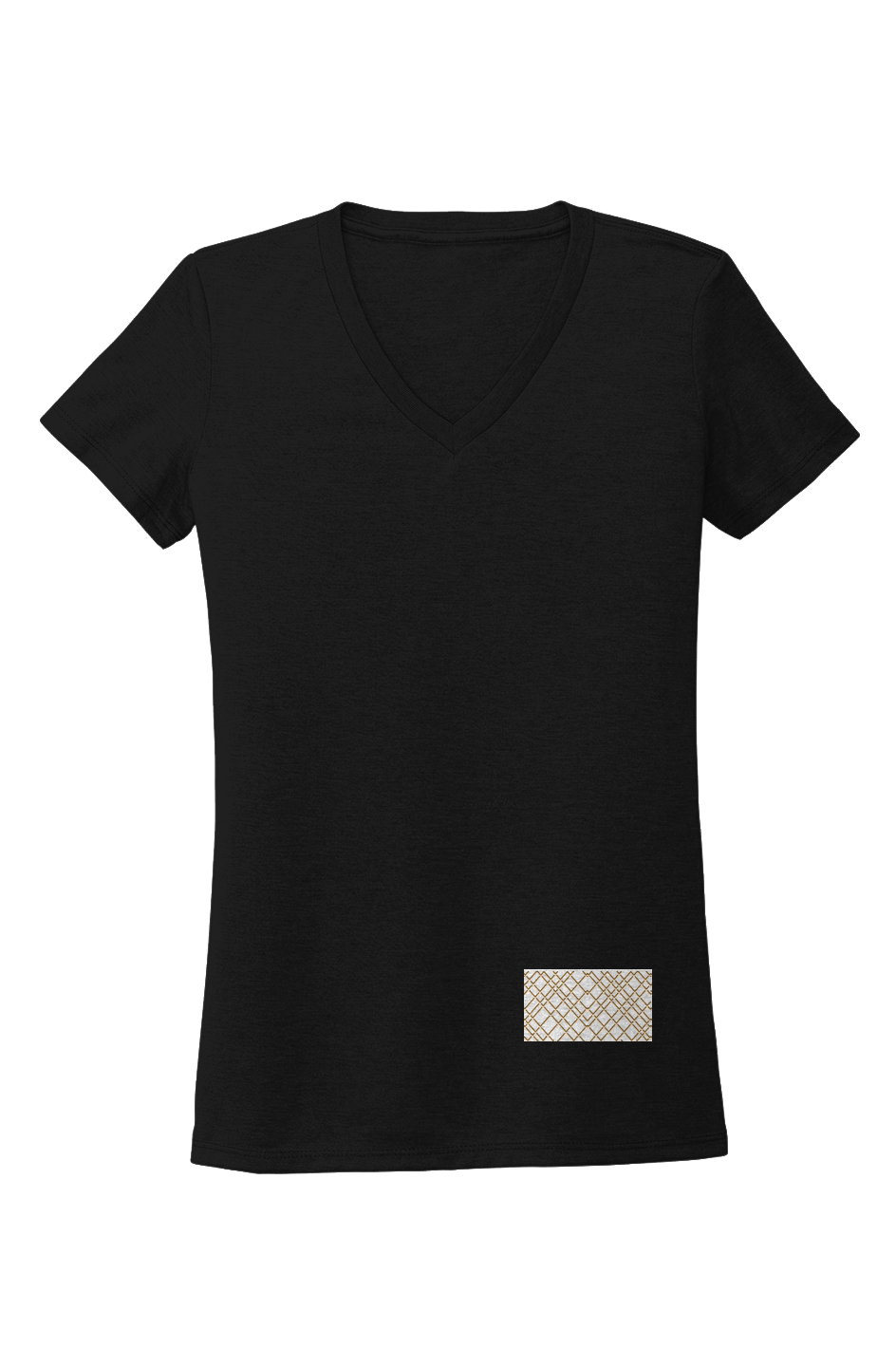 Womens Tri Blend V Neck Tee